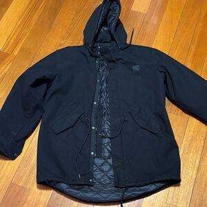 Carhartt x wardrobe NYC black hooded parka